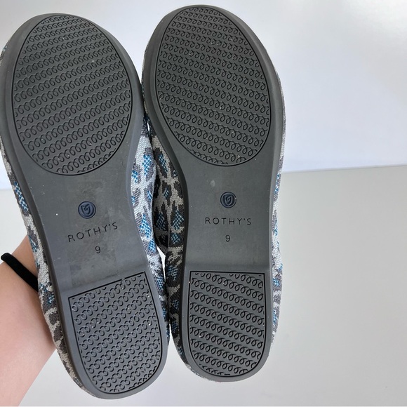 Rothy’s Women RETIRED Grey Spot Round Toe Flats - Picture 7 of 8
